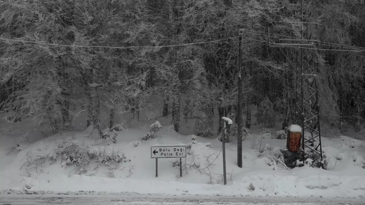 Bolu Dağı’nda Kar ve Sis Etkili