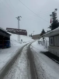 Bolu’da Kar Yağışı Etkili