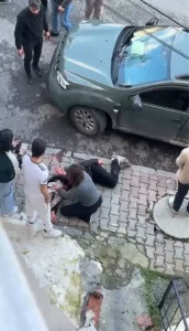 Boşanma aşamasındaki eşinin sevgilisini görünce dehşet saçtı