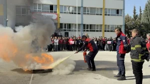 Burdur’da Deprem Haftası Kapsamında Tatbikat Gerçekleştirildi