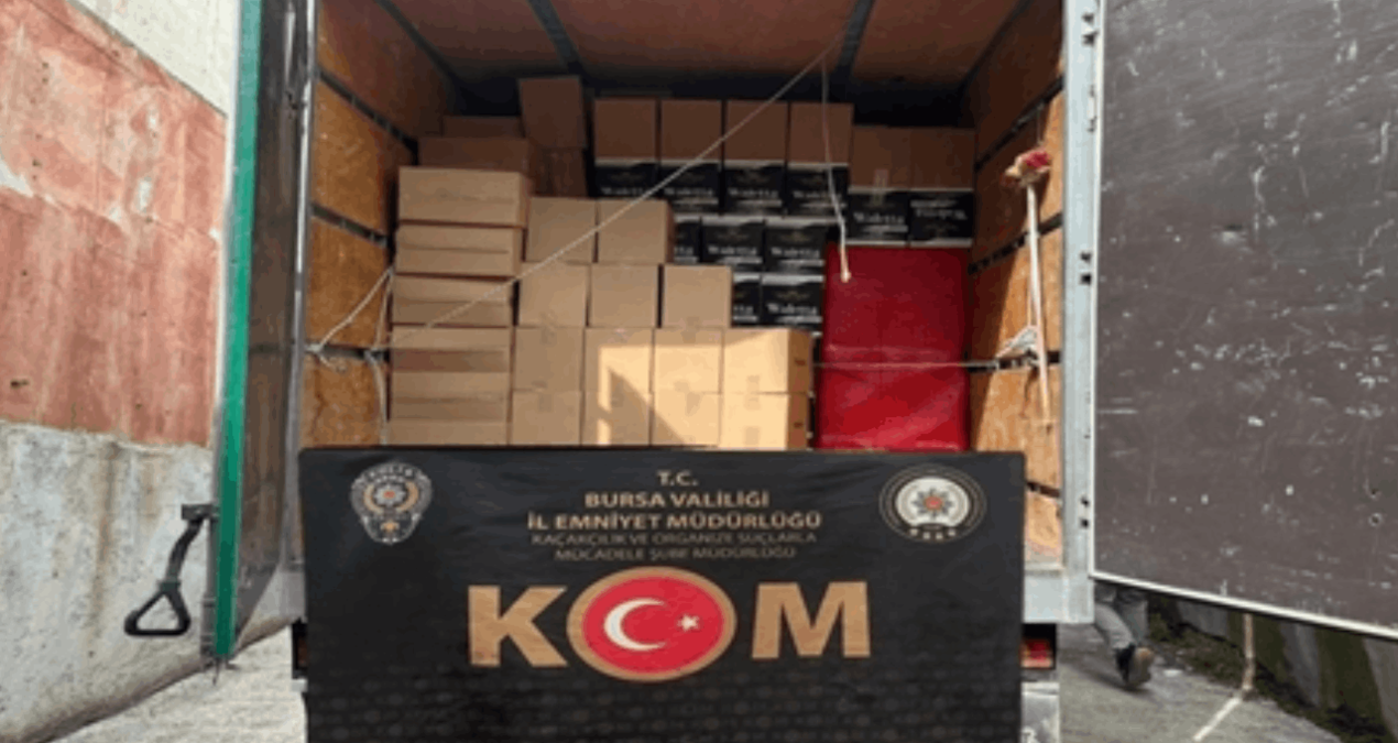 Bursa’da 6 milyon makaron yakalandı