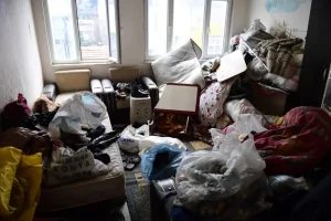 Bursa’da Çöp Ev Temizlendi