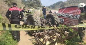 Bursa’da devrilen traktörün altında kalan kişi hayatını kaybetti