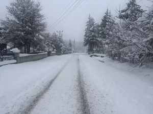 Çamiçi Yaylası Beyaza Büründü
