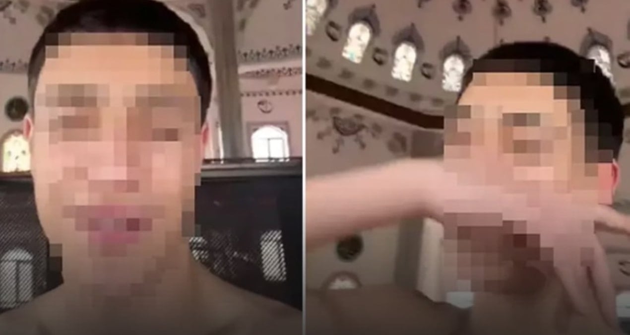 Camide çektiği bu video sonrası tutuklandı