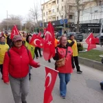 Çanakkale’ye yürüyen ’57’nci Alay’ korteji, Edirne’ye ulaştı