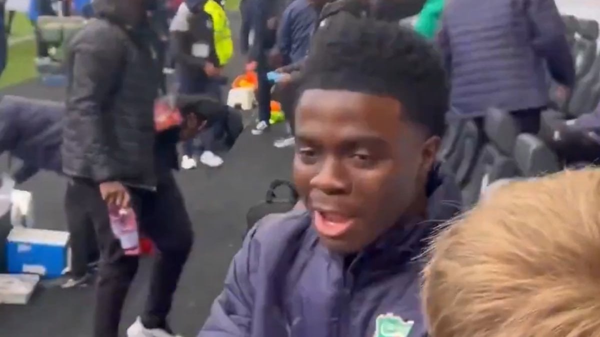 Christ Inao Oulai, Trabzonsporlu taraftarları görünce mutlu oldu