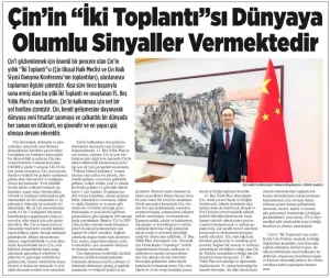 Çin’in ‘İki Toplantısı’ Ticareti ve İşbirliğini Güçlendiriyor