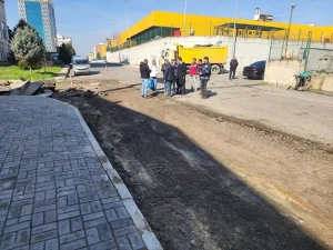 Çorlu’da Yol ve Yeşil Alan Yenileme Çalışmaları