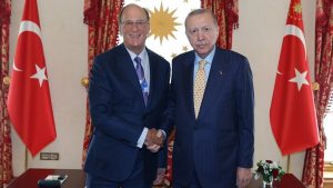Cumhurbaşkanı Erdoğan, BlackRock Başkanı Larry Fink’i kabul etti