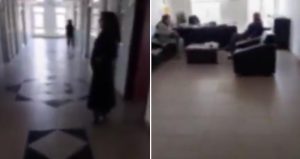 Devlet dairesinde tek tek odaları gezip memurları ifşa etti