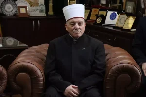 Diyanet İşleri Başkanı Arpaguş, Kuzey Makedonya İslam Birliği Başkanı Fetahu ile görüştü