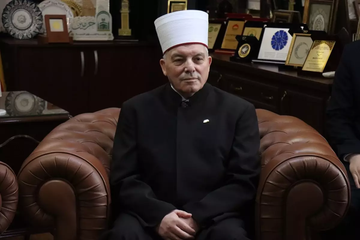 Diyanet İşleri Başkanı Arpaguş, Kuzey Makedonya İslam Birliği Başkanı Fetahu ile görüştü