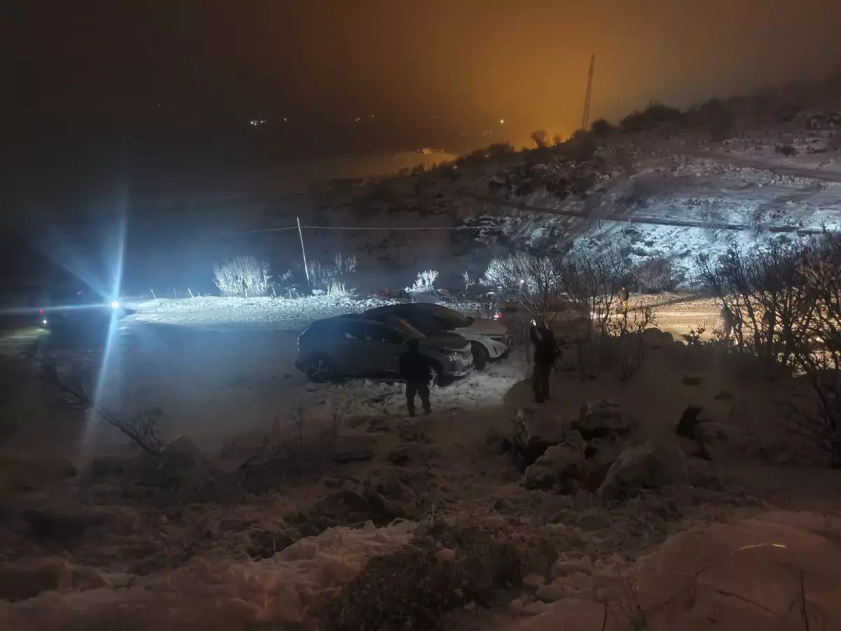 Diyarbakır’da Kar Yağışı Nedeniyle Kazalar