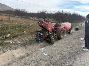 Doğanşehir’de Traktör Devrildi: 2 Yaralı