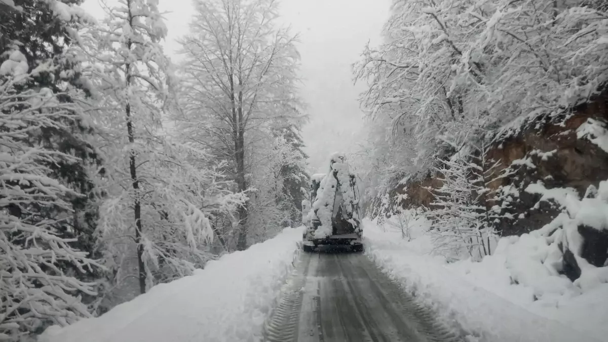 Doğu Karadeniz’de Kar Yağışı: 371 Yol Kapandı