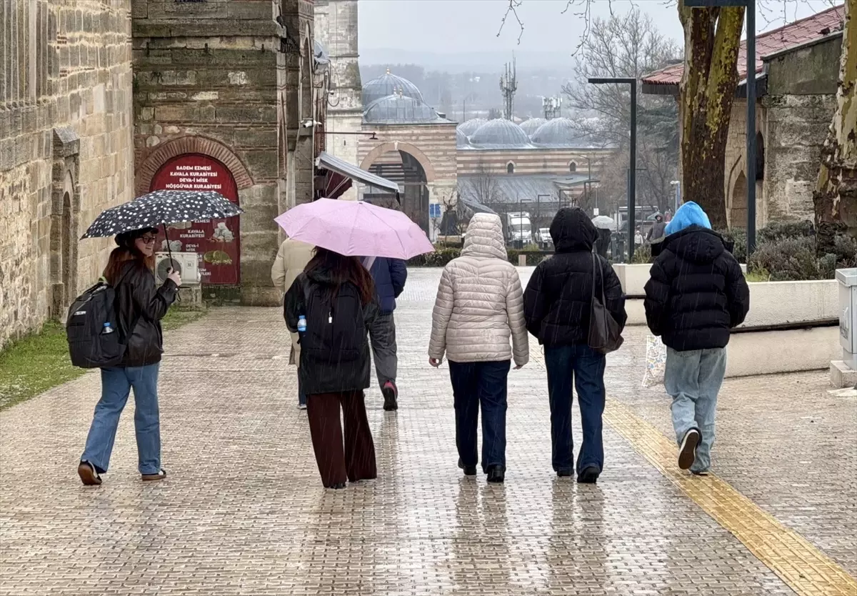Edirne ve Kırklareli’nde Sağanak Yağış