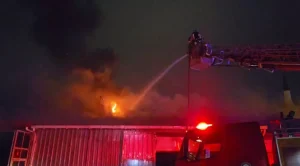 Edirne’de Mobilya İmalathanesinde Yangın