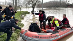 Edirne’de Taşkın Riskine Karşı Hızlı Müdahale