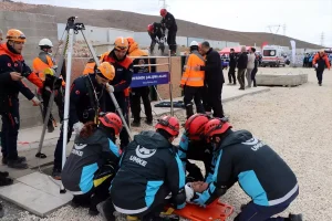 Elazığ’da deprem tatbikatı gerçekleştirildi