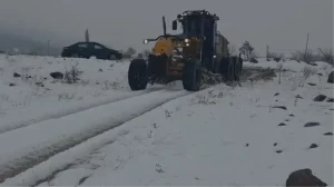 Elazığ’da Kar Yağışı 115 Köy Yolunu Kapadı