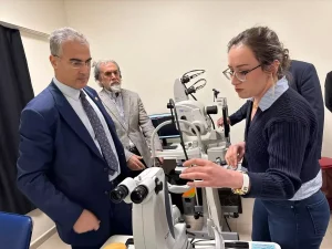 Ergani’de Göz Anjiyografi Cihazı Hizmete Girdi