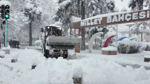 Erzincan’da Kar Temizliği Başladı