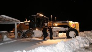 Erzurum’da ekipler, KOAH hastasına 4,5 saatte ulaştı