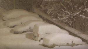 Erzurum’da kar yağışı etkili oluyor