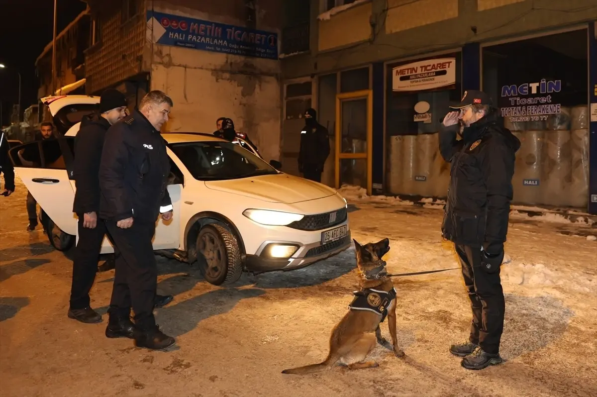 Erzurum’da Narko Alan Uygulaması