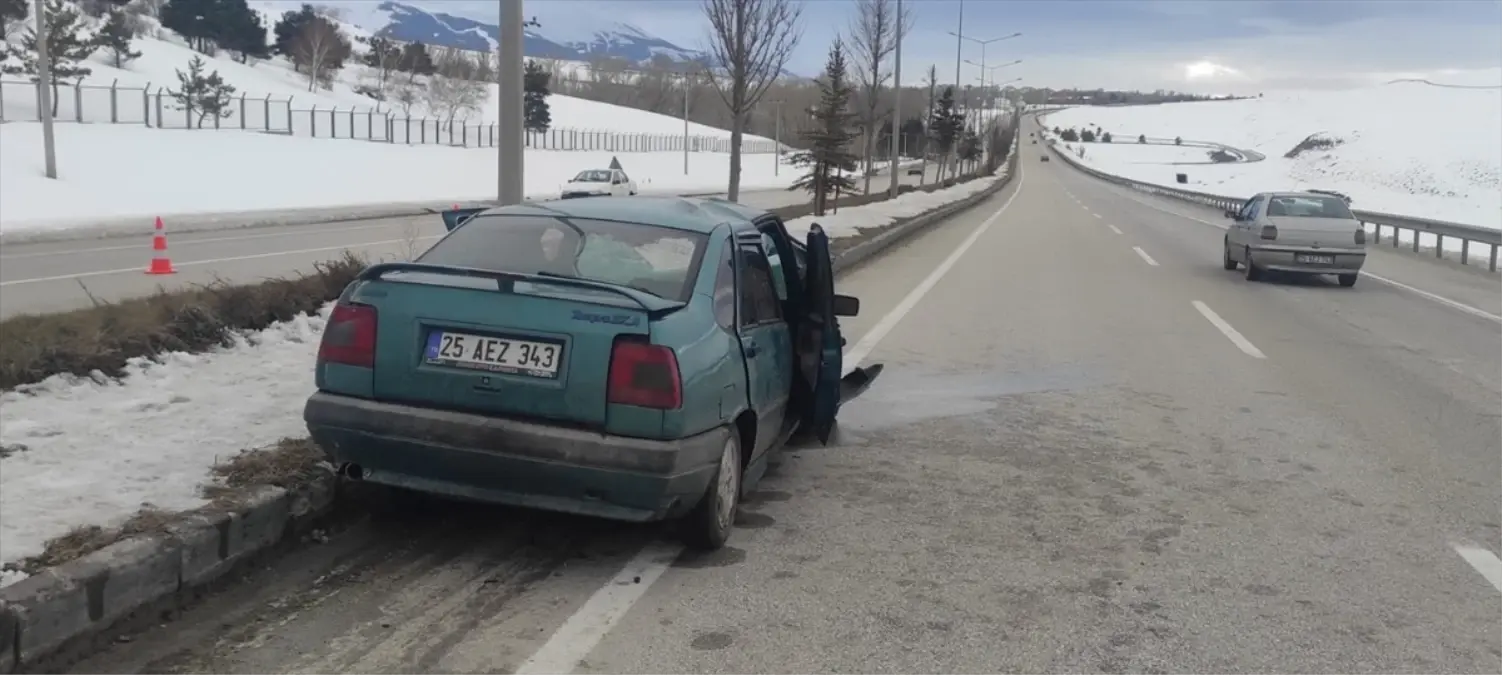 Erzurum’da Trafik Kazası: 1 Ölü, 2 Yaralı