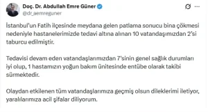 Fatih’teki Patlamada 2 Yaralı Taburcu Edildi