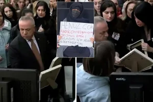 Fatmanur Çelik ile kızının cenazesinde olay: Tabuta dokunmalarına izin vermediler