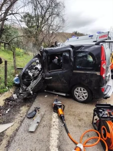 Fatsa’da Trafik Kazası: 1 Ölü, 3 Yaralı