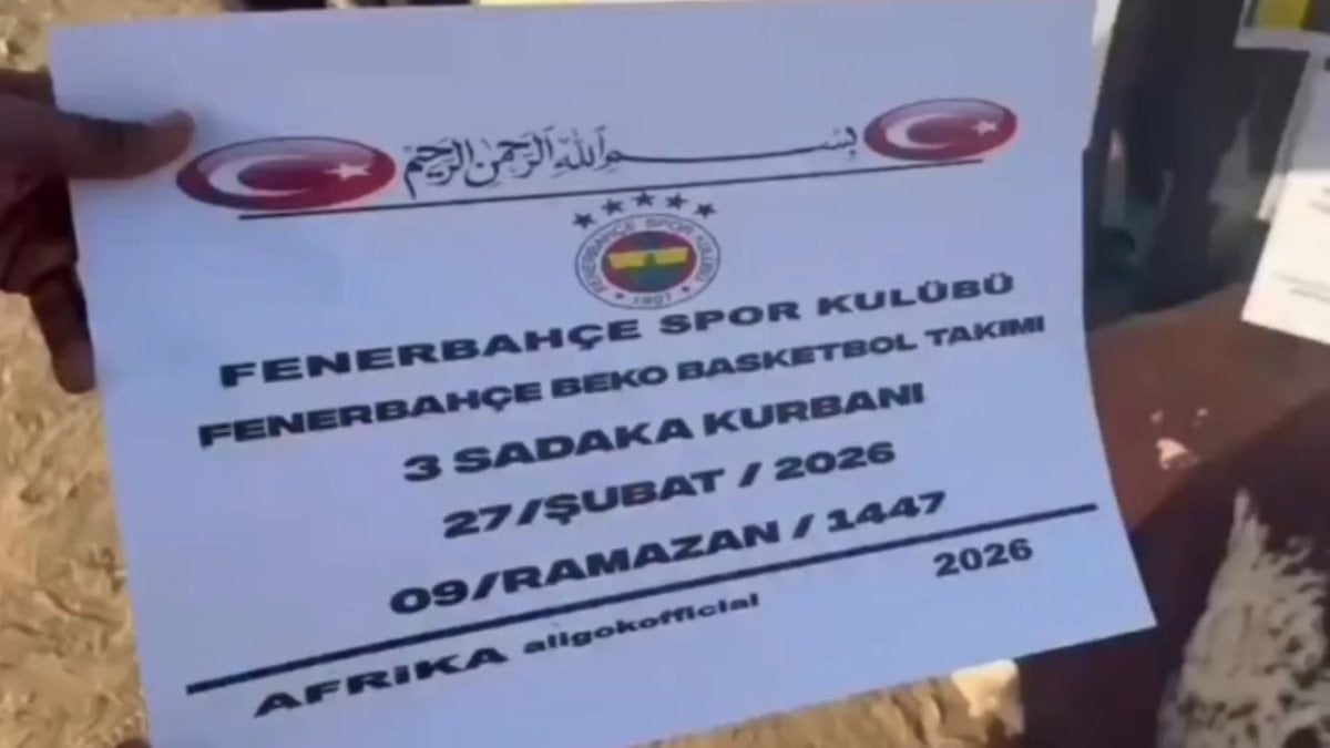 Fenerbahçe taraftarı Afrika’da kurban kestirdi
