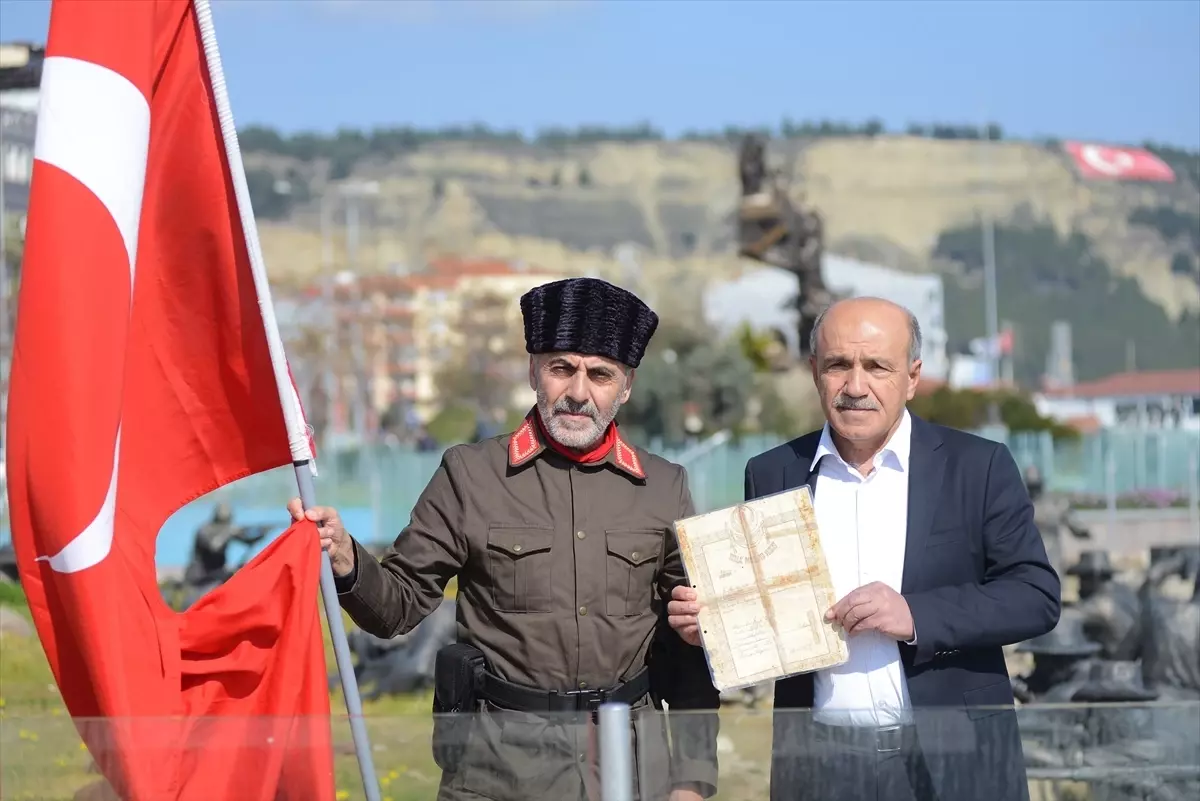 Gazi Torunu Çanakkale’ye Yürüdü