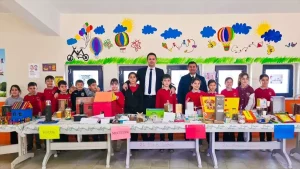 Gelibolu’da Öğrencilerin Geri Dönüşüm Sergisi