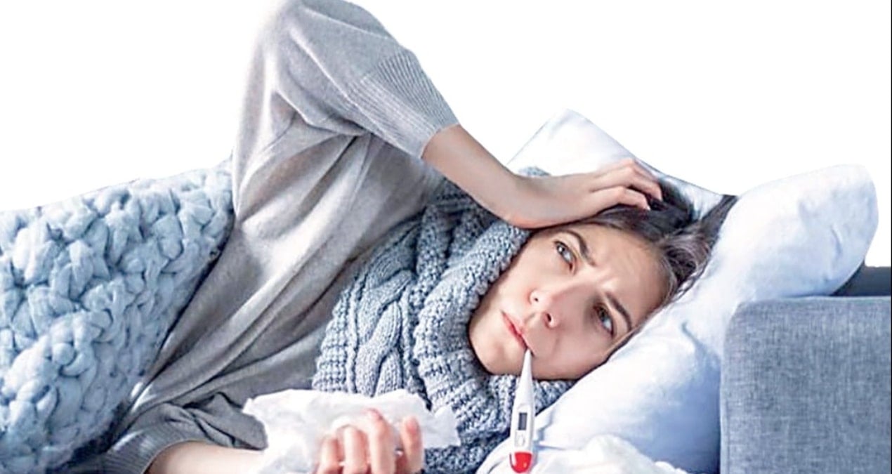 Grip baharda da peşimizi bırakmadı