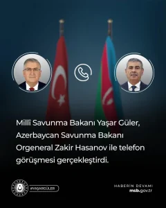 Güler ve Hasanov Telefon Görüştü