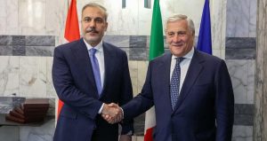 Hakan Fidan, İtalya Dışişleri Bakanı Tajani ile görüştü