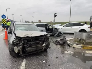 Havsa’da Trafik Kazası: 2 Yaralı