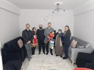 Havza Kaymakamı Ayvat’tan şehit yakınları ve gazilere bayram ziyareti