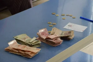 Havza’da Dilenciden 1740 Lira Çıktı