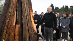 İlham Aliyev, Nevruz ateşini Karabağ’da yaktı