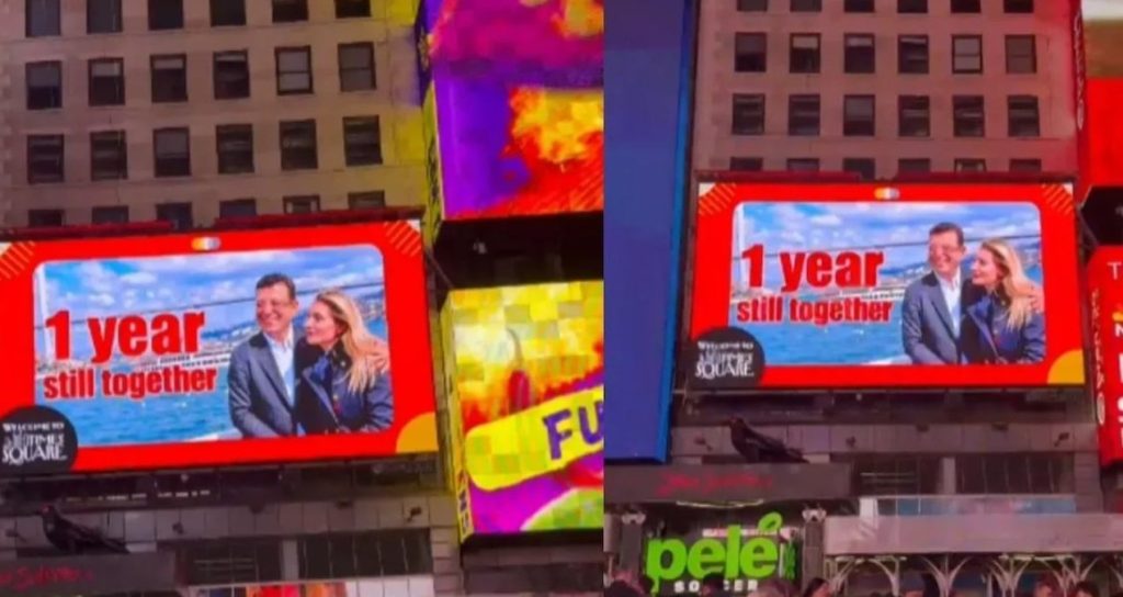 İmamoğlu 19 Mart’ın yıl dönümünde Times Meydanı’nda!