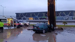 İnegöl’de Trafik Kazası: 1 Ölü, 2 Yaralı