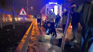 İnegöl’de Yaya Kazada Hayatını Kaybetti