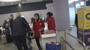 İran Kadın Futbol Takımı İstanbul’a Geldi