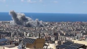 İsrail’den Beyrut’ta Dahiye bölgesine hava saldırıları