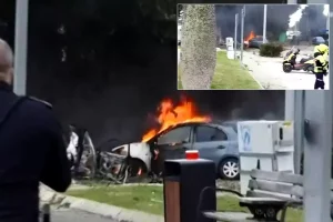 İsrail’e düşen İran füzesi ortalığı cehenneme çevirdi